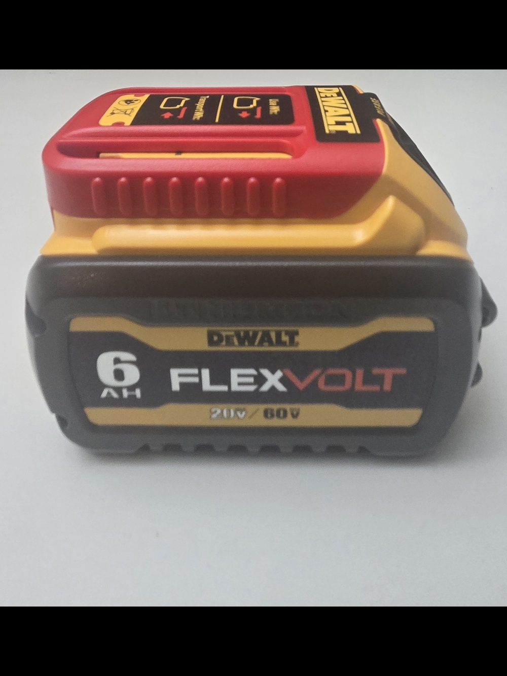 DEWALT FlexVolt 6Ah Battery - Yellow/Black/Red